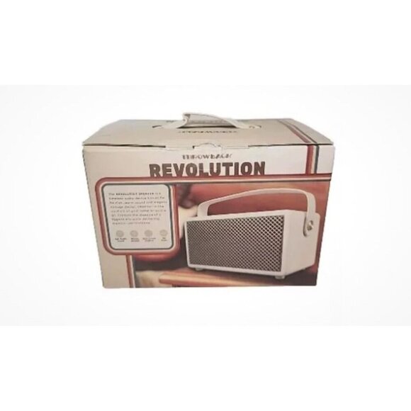 Throwback Revolution Bluetooth Wireless Speaker FM Radio, Vintage Retro look New - Picture 1 of 6
